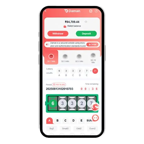 Blackjack Mobile Interface